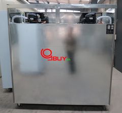 Tủ đông + mát inox 6 cánh