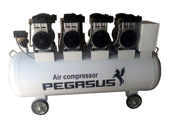 MÁY NÉN KHÍ KHÔNG DẦU GIẢM ÂM PEGASUS TM-OF1100X4-300L