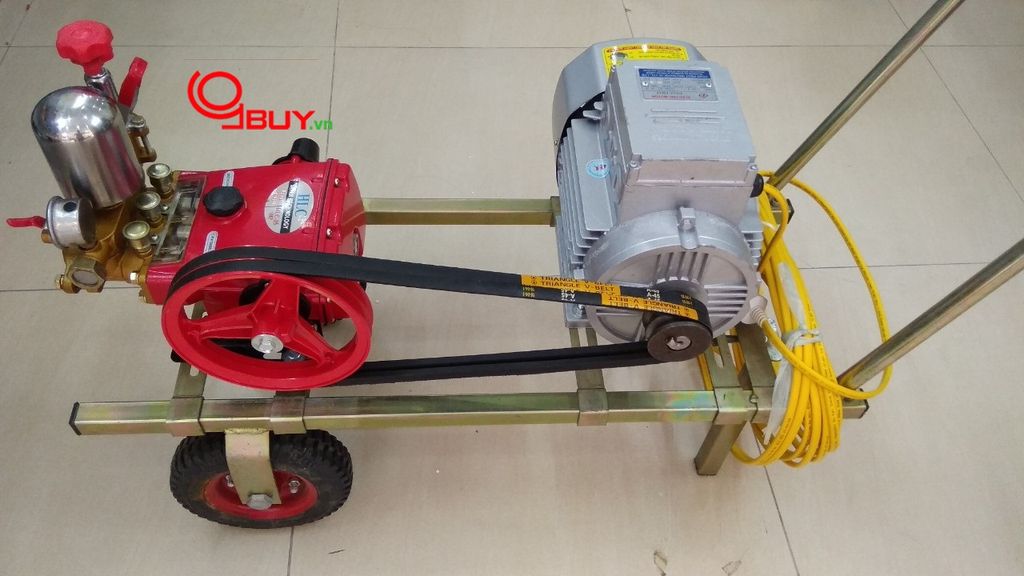 Bộ đầu xịt máy rửa xe dây đai động cơ 2HP