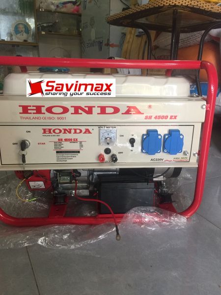 Máy phát điện Honda SH 4500EX NEW (3.5kw, chạy xăng, đề nổ)