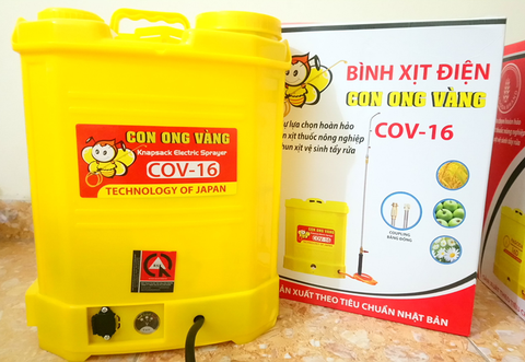 Bình Xịt Điện Con Ong Vàng COV 16D