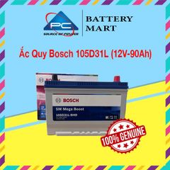 Ắc Quy BOSCH 105D31L/R (12V-90AH)