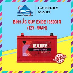 Bình Ắc Quy EXIDE 105D31L/R 12V-90Ah