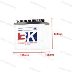 Bình Ắc Quy Dùng Cho Máy Bơm Chữa Cháy 12V-26Ah, Ắc Quy 3K 12N24-3