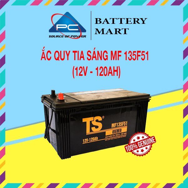 Ắc Quy Tia Sáng MF135F51 12V-120Ah