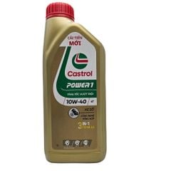 DẦU NHỚT XE SỐ CASTROL POWER 1 10W40 0.8L 1.0L Chính Hãng - Xe Số