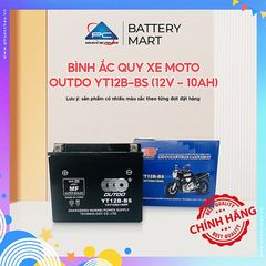 Bình ắc quy xe moto OUTDO YT12B-BS/ YT12B-4(DS) GEL (12V - 10AH)