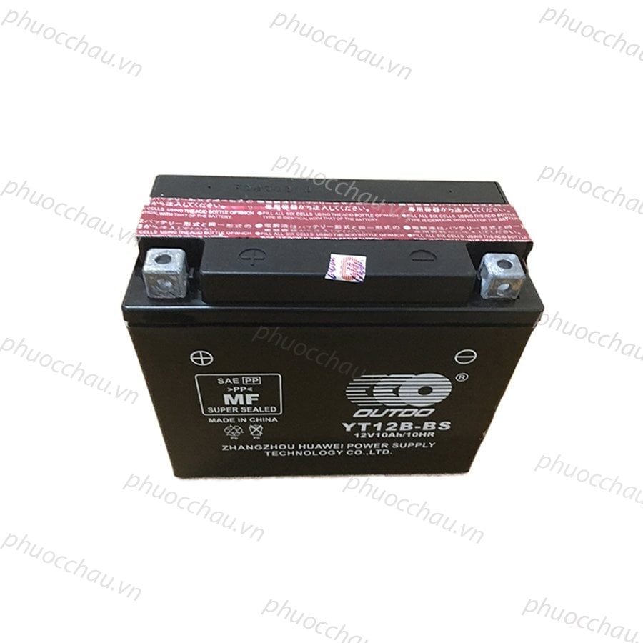 Bình ắc quy xe moto OUTDO YT12B-BS/ YT12B-4(DS) GEL (12V - 10AH)