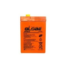 Ắc quy khô GLOBE WP5-6 6V-5AH Bình ắc quy khô 6v cho xe điện trẻ em ,đèn khẩn cấp,quạt sạc