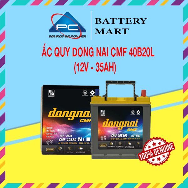 Ắc Quy Dong Nai CMF 40B20L (12V-35AH)