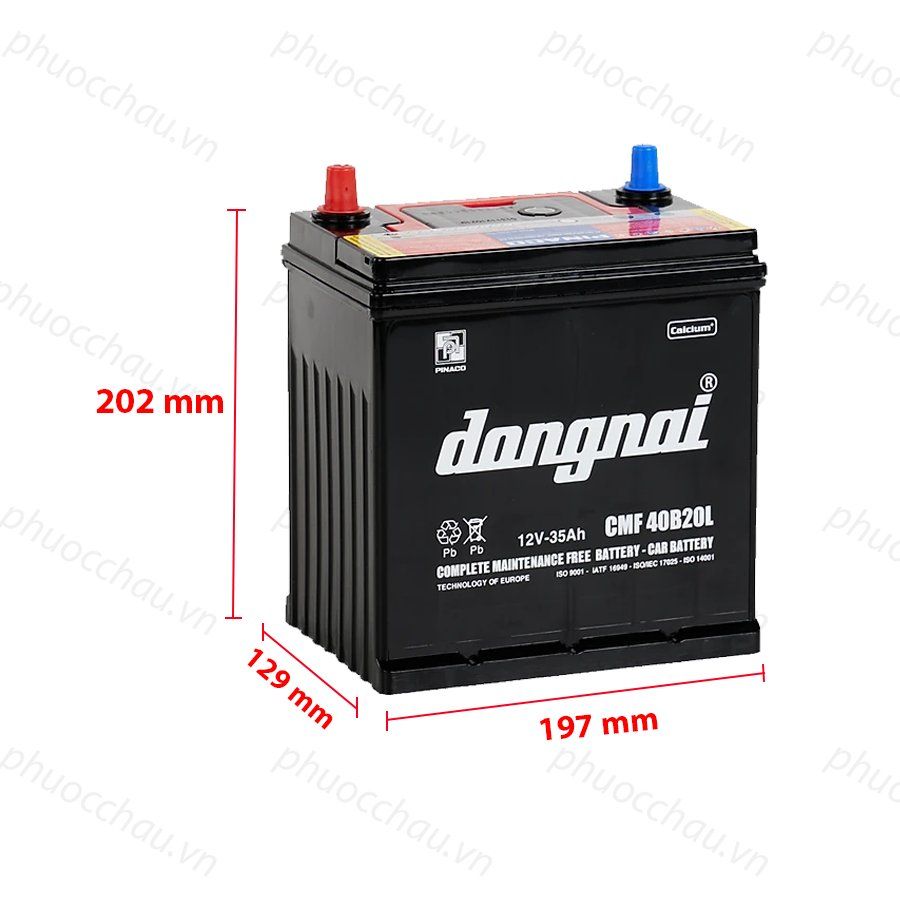 Ắc Quy Dong Nai CMF 40B20L (12V-35AH)