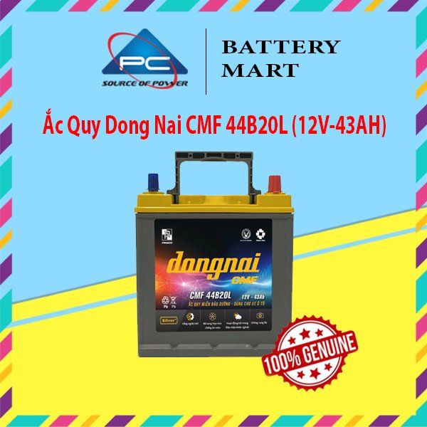 Ắc Quy Dong Nai CMF 44B20L (12V-43AH)