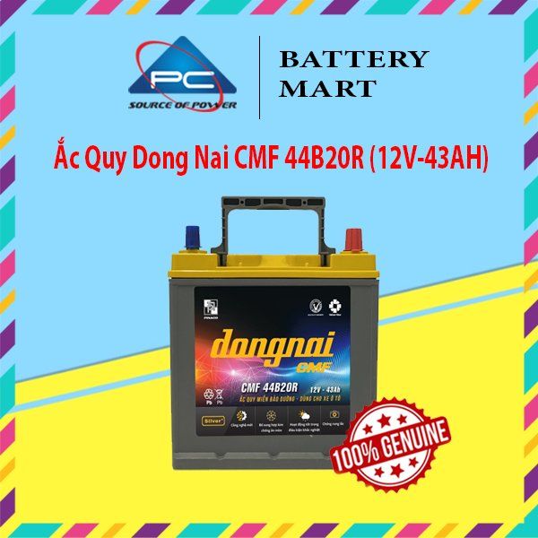 Ắc Quy Dong Nai CMF 44B20R (12V-43AH)