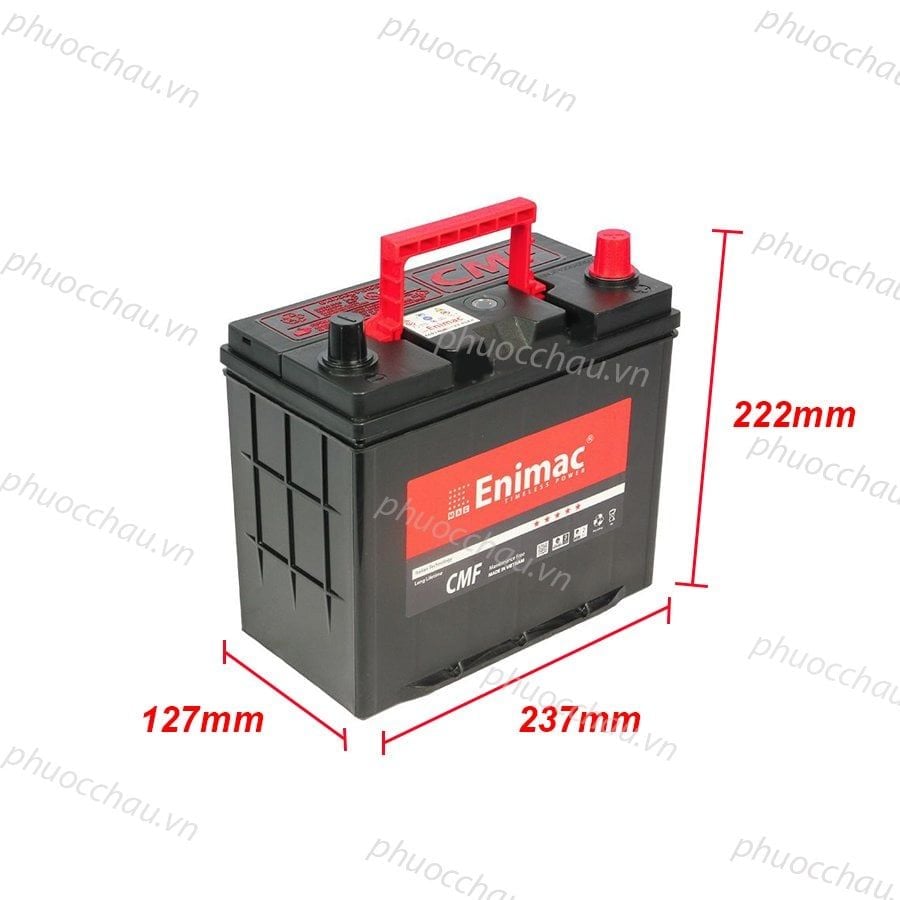Bình Ắc Quy ENIMAC CMF 46B24 R/L(S) (12V-45AH)
