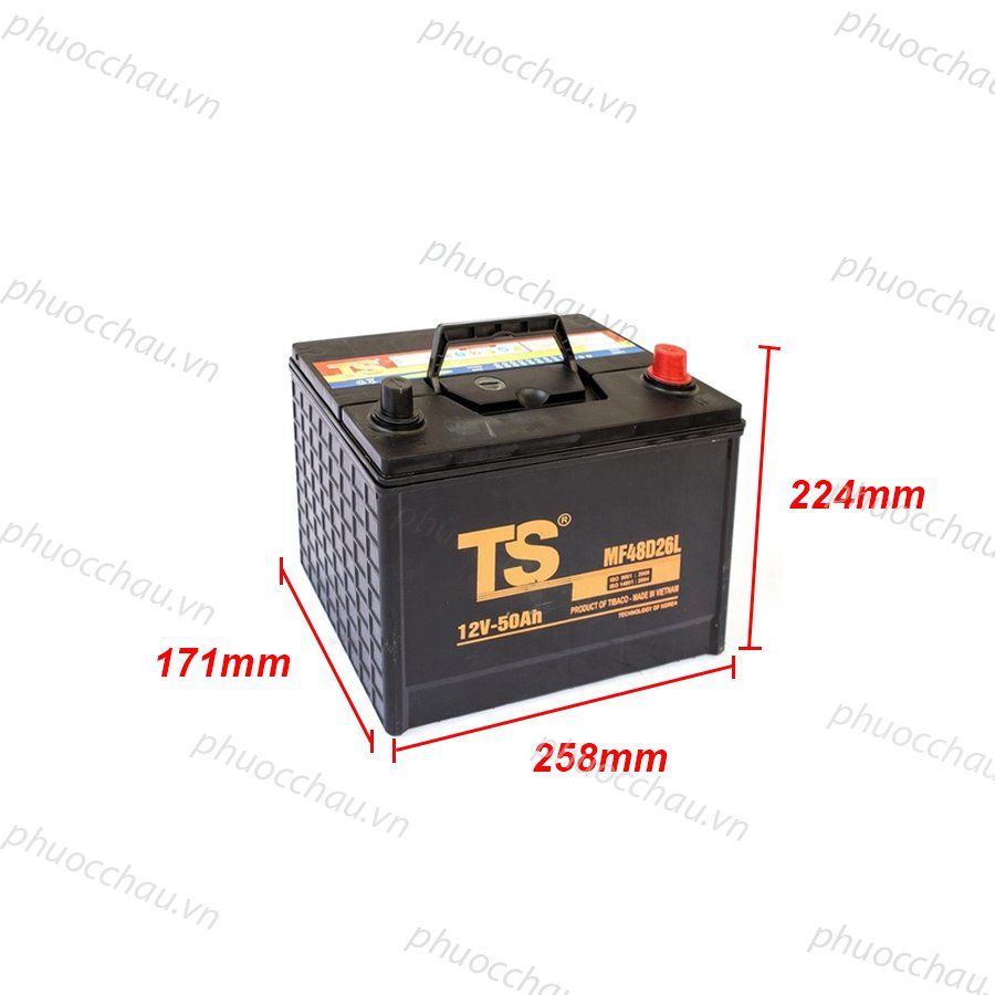 Ắc Quy Tia Sáng MF48D26 L/R 12V-50Ah