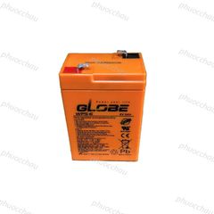 Ắc quy khô GLOBE WP5-6 6V-5AH Bình ắc quy khô 6v cho xe điện trẻ em ,đèn khẩn cấp,quạt sạc