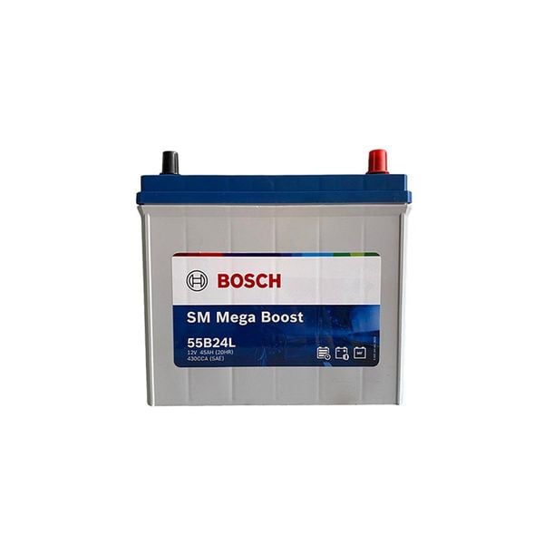 Ắc Quy BOSCH 55B24L/LS (12V-45AH)