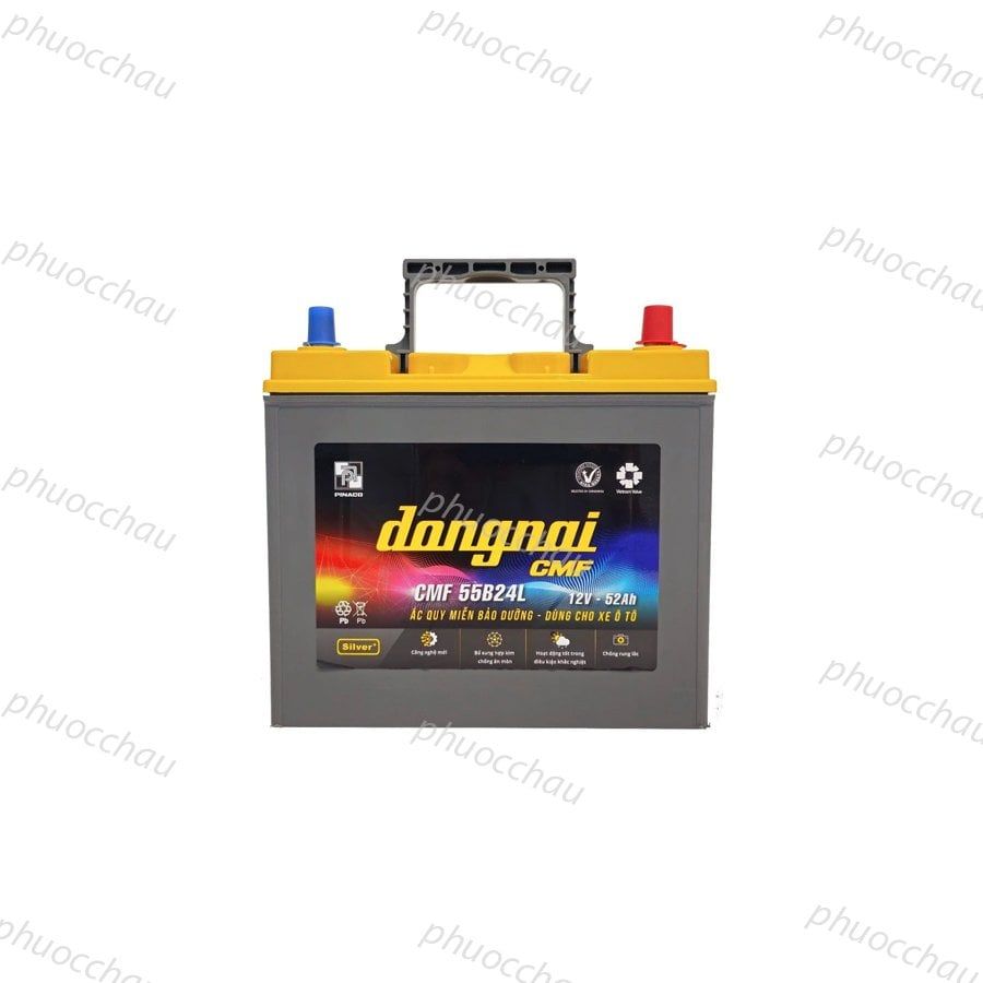 Ắc Quy Dong Nai CMF 55B24L (12V52Ah)