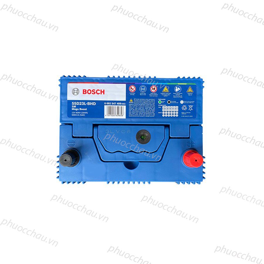 Ắc Quy BOSCH 55D23L/R (12V-60AH)