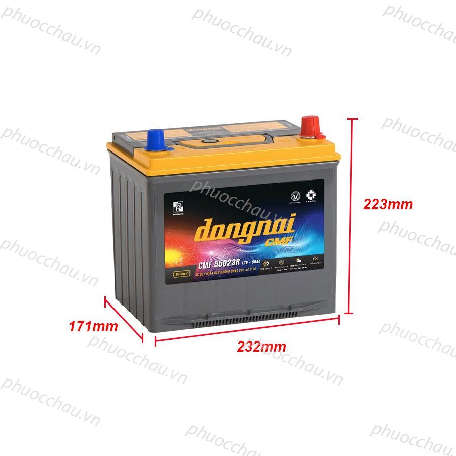 Ắc Quy DONGNAI CMF 55D23R (12V60Ah)