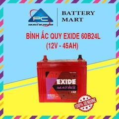 Bình Ắc Quy EXIDE 60B24L/LS 12V-55Ah
