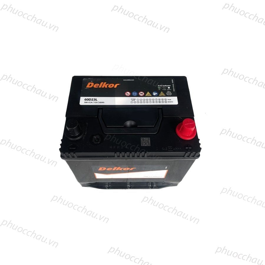 Ắc Quy Delkor 60D23L/R (12V - 60Ah)