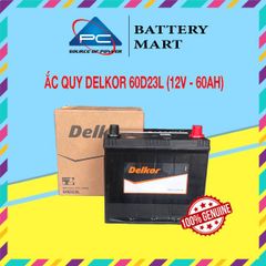 Ắc Quy Delkor 60D23L/R (12V - 60Ah)