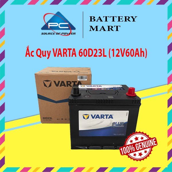 Ắc Quy VARTA 60D23L 12V-60AH