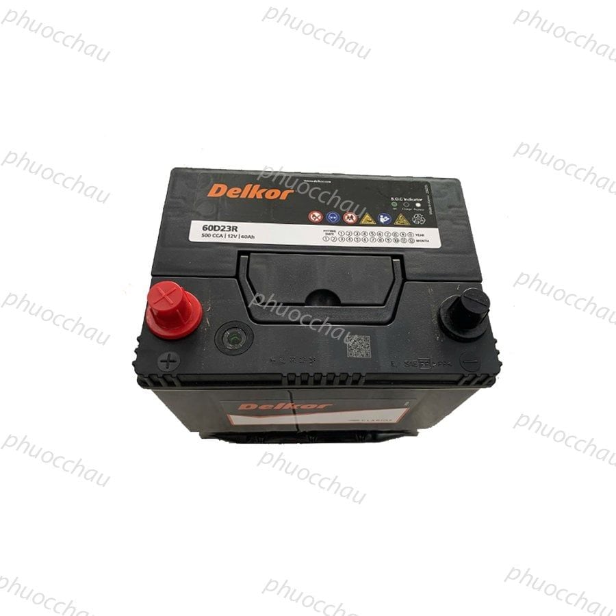 Ắc Quy Delkor 60D23L/R (12V - 60Ah)