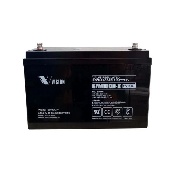 Ắc Quy VISION 6FM100D-X (12V-100AH)