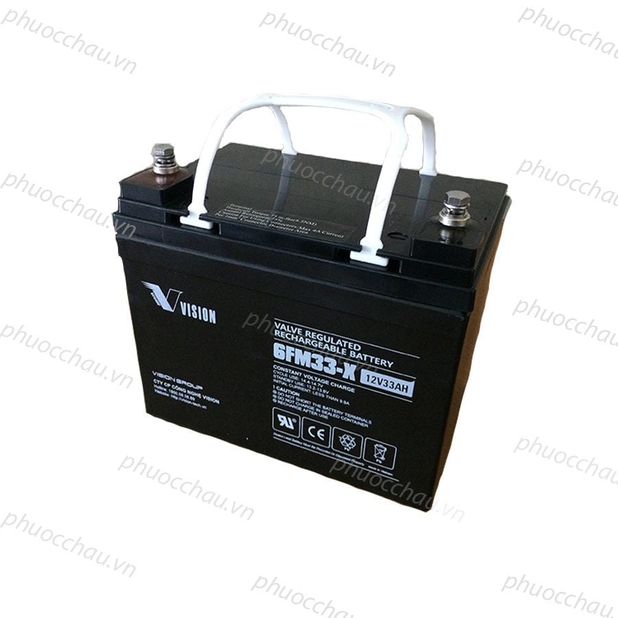 Ắc Quy VISION 6FM33-X (12V-33AH)