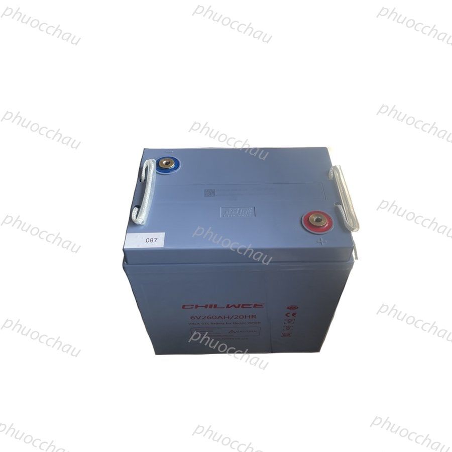 Ắc Quy Chilwee 6V260AH,  ắc quy dùng cho xe điện, xe golf, xe chà sàn