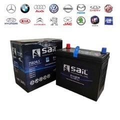 Ắc Quy Xe Vios SAiL MF 75B24LS (12V - 50Ah)