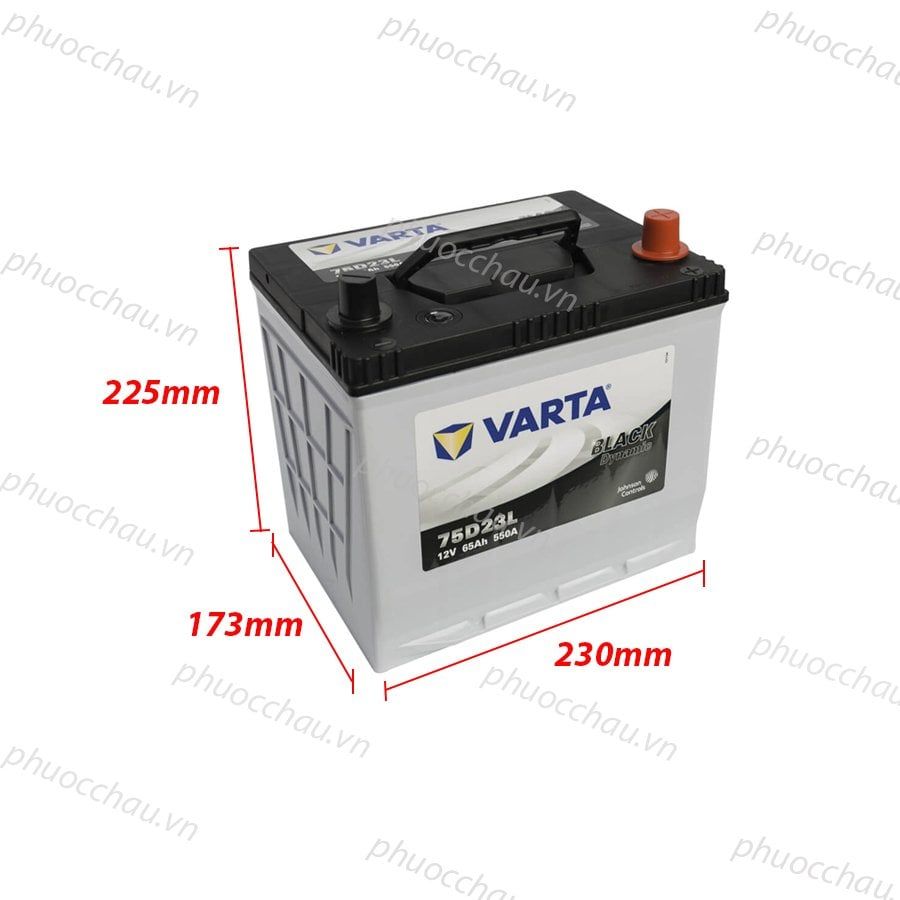 Ắc Quy VARTA 75D23L 12V-65AH