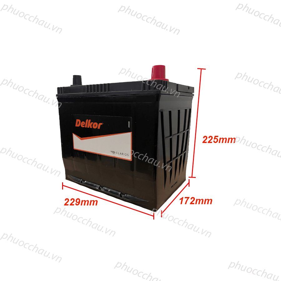 Ắc Quy Delkor 80D23L (12V - 65Ah)