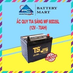 Ắc Quy Tia Sáng MF80D26 L/R 12V-70Ah