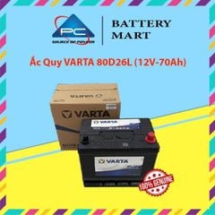 Ắc Quy VARTA 80D26L (12V-70AH)