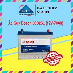 Ắc Quy BOSCH 80D26L/R (12V-70AH)