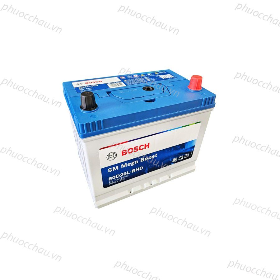 Ắc Quy BOSCH 80D26L/R (12V-70AH)