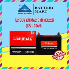 Bình Ắc Quy ENIMAC CMF 80D26L/R (12V-70AH)