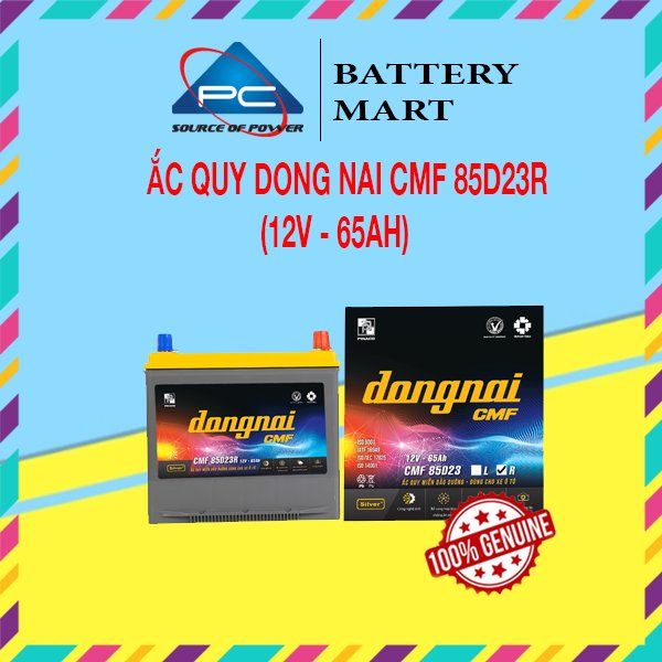 Ắc quy Đồng Nai CMF 85D23R 12V 65Ah ảnh quảng cáo sản phẩm