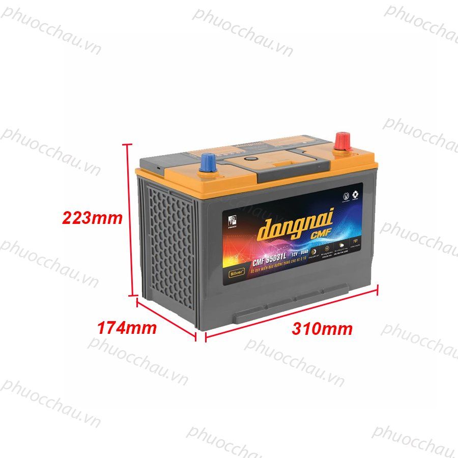 Ắc Quy Dong Nai CMF 95D31L (12V-80Ah)