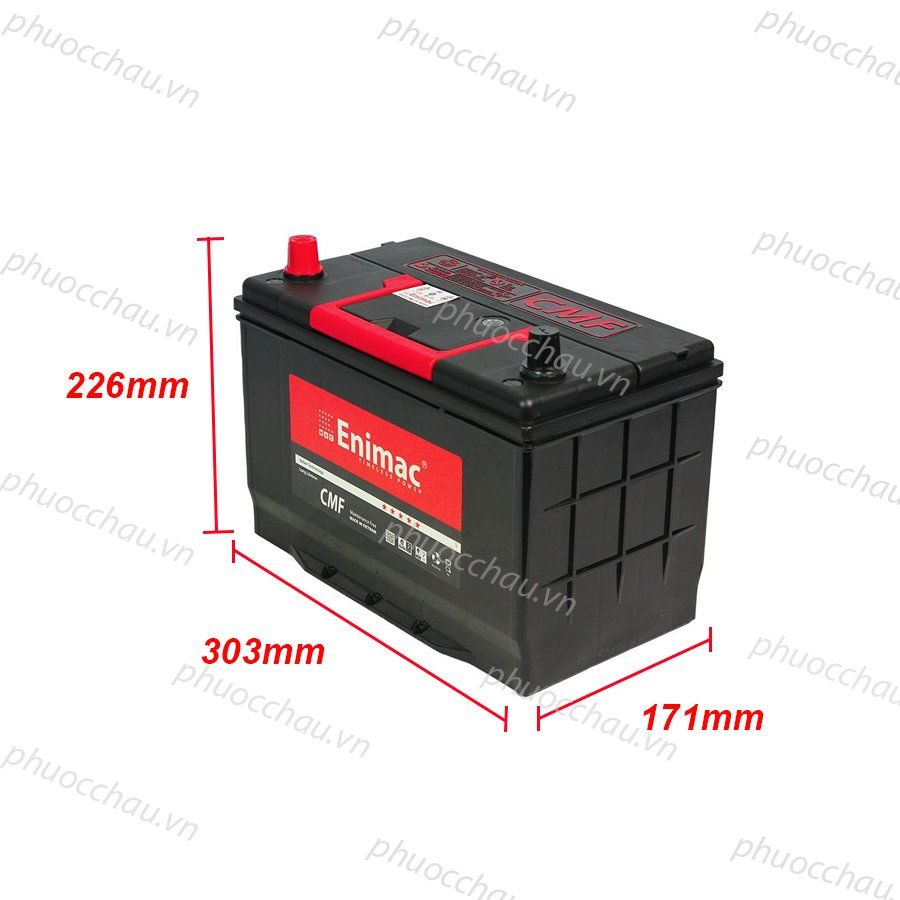 Bình Ắc Quy ENIMAC CMF 95D31L/R (12V-80AH)