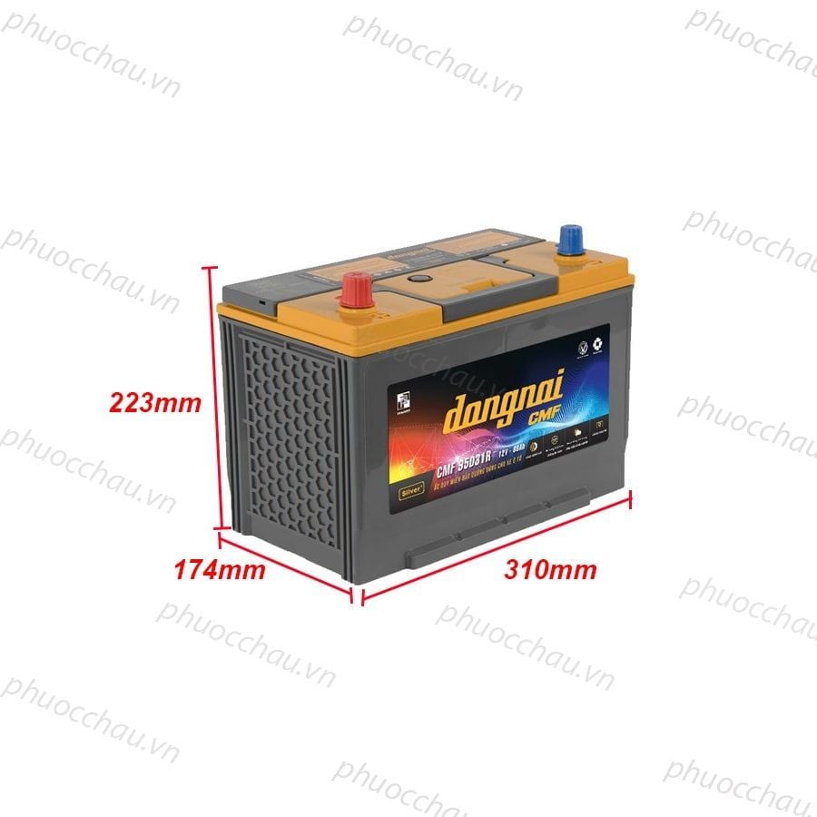 Ắc Quy Dong Nai CMF 95D31R (12V-80Ah)