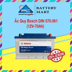 Ắc Quy BOSCH DIN 570.061 (12V-70Ah)