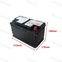 Ắc Quy Range Rover, Land Rover, Jaguar 12V80AH 800A (EN) AH52-10655-AB