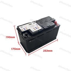 Ắc Quy Range Rover, Land Rover, Jaguar 12V90AH 850A (EN) GX73-10655-BB