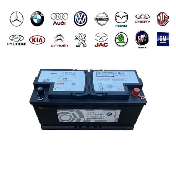 Ắc Quy Xe BMW AGM-105 (BMW OEM) 12V-105Ah