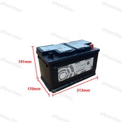 Ắc Quy Xe BMW AGM-80 (BMW OEM) (12V-80Ah)