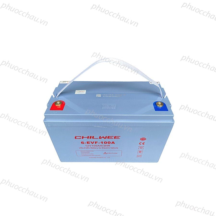 Ắc Quy Chilwee 12V100AH,  ắc quy dùng cho xe điện, xe golf, xe chà sàn